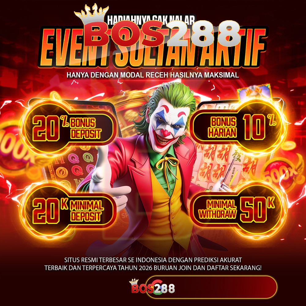 BOS288: Situs Slot Gacor 777 dengan Akses Game Terbaru dan Pilihan Jackpot Menarik